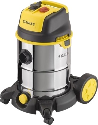 Stanley SXVC30XTDE, Tørr & våt, Svart, Rustfritt stål, Gult, 36,5 l/s, 19 kPa, 5 m, 73,6 dB Stanley SXVC30XTDE, Tørr & våt, Svart, Rustfritt stål, Gult, 36,5 l/s, 19 kPa, 5 m, 73,6 dB