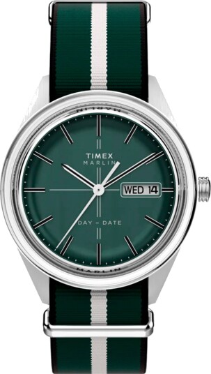 Timex Marlin Jet 3 Hand Quartz 39mm Green Dial