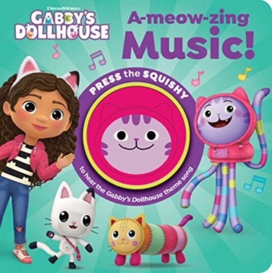 Squishy Gabbys Dollhouse A-Meow-Zing Music 1 Button Av P I Kids