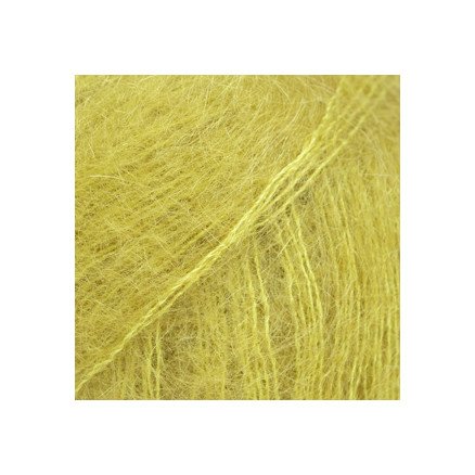DROPS Kid-Silk Garn Unicolor 67 Lys Oliven