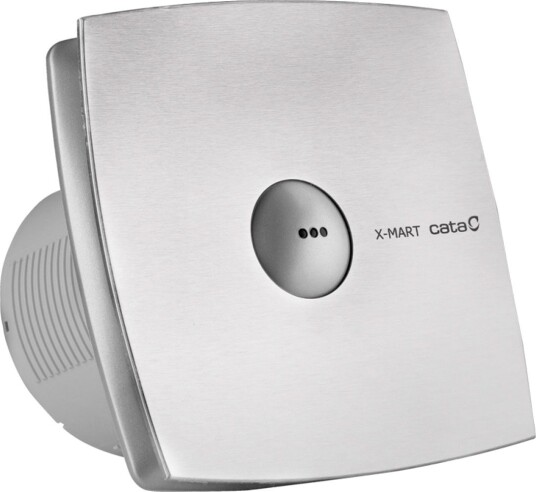 Cata Baderomsvifte X-Mart 12 Matic Inox T Med Timer (170 × 170 mm)