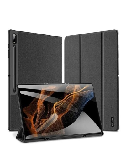 Dux Ducis Domo Foldable Tablet Case Cover with Smart Sleep Stand Samsung Galaxy Tab S8/S9 Ultra Black Dux Ducis Domo Foldable Tablet Case Cover with Smart Sleep Stand Samsung Galaxy Tab S8/S9 Ultra Black
