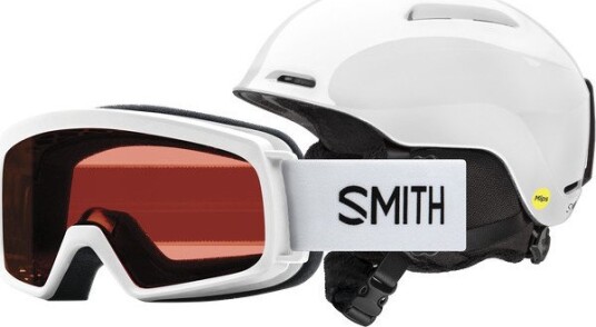 S/Mith Junior"s Glide Mips/Rascal Combo White White 2021 YXS