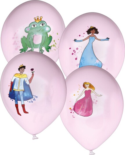 Ptit Clown Ballonger Prinsessa 8-pakning 22467