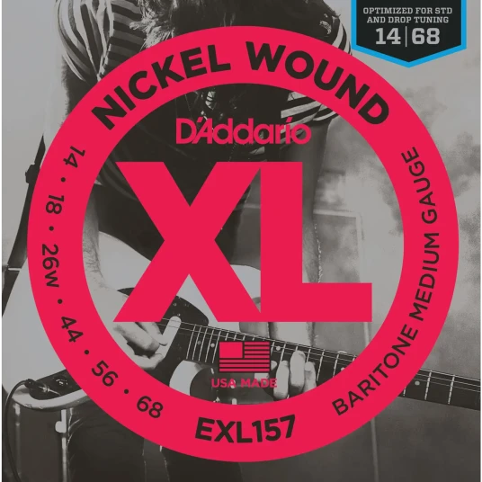 D'Addario Exl157 Elgitarstrenger (014-068) (Bariton) D'Addario Exl157 Elgitarstrenger (014-068) (Bariton)