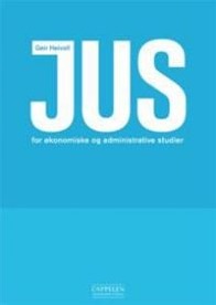 Jus for økonomiske og administrative studier Pent brukt bok med markeringer