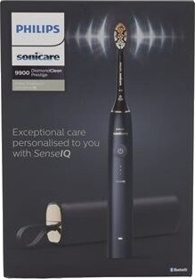 Philips Sonicare Prestige 9900 elektrisk tannbørste med Bluetooth og trykksensor, svart HX999212