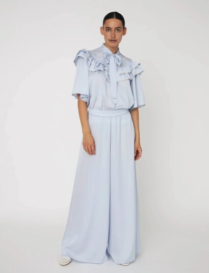 Stella Nova Culotte Pants Blue 36 Stella Nova Culotte Pants Blue 36