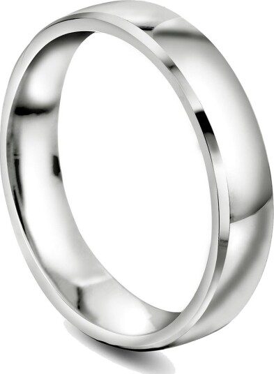 Moments By Pan Jewelry Giftering i 375 hvitt gull | 4 mm bredde