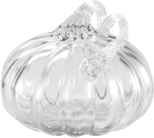 Cooee Design Pumpkin dekorasjon 10 cm Clear