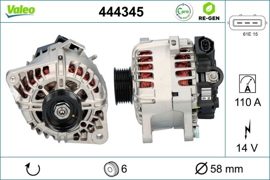 Dynamo VALEO 444345