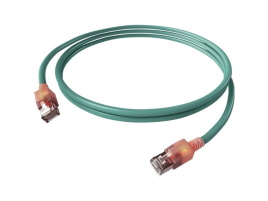 Easylan Cs1otadad0070 Rj45 Netværkskabel Patchkabel Cat 6A S/Ftp 7.00 M Turkis Dobbeltskærmet Halogenfri Flammehæmmende 1 Stk CS1OTADAD0070