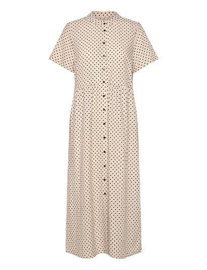 Lollys Laundry Aliyall Midi Dress Ss - Cream - M