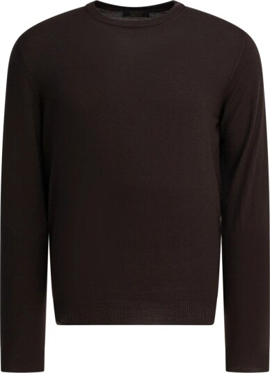 Zanone Herre Strikkevarer Brun 2XL, Zanone Herre Strikkevarer Brun 2XL,