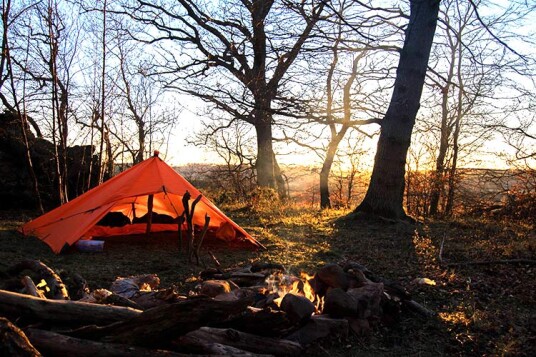 DD Hammocks Tarp 3 x 3m Sunset Orange