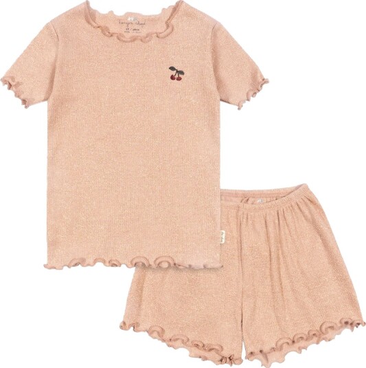Konges Sløjd Sett   T skjorte/Shorts   Roli   Cameo Rose   Konges Sløjd   5 6 år (110 116)   Shorts   Rosa