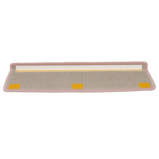 vidaXL Trappetrinnstepper 15 stk 65x21x4 cm hvit og rosa