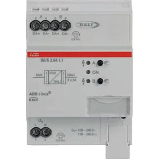 ABB 2CDG110199R0011 Gateway dali Standard MDRC: 2 kanaler Elfordeling & strømforsyning