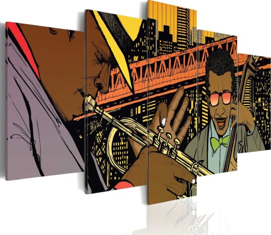 Bilde Jazz In Comic 100x50 Artgeist sp. z o. o.