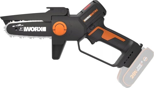 Worx WG325E Batteridrevet Mini Kjedesag uten batteri   12 cm PowerShare