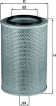 MAHLE LX 345 Luftfilter MAHLE LX 345 Luftfilter