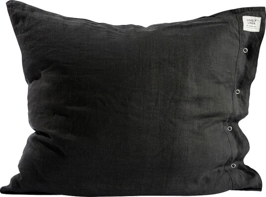 Lovely Linen   Putevar Misty i vasket lin   Svart