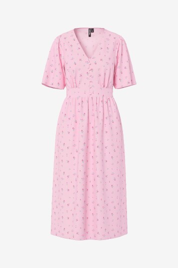 pieces   Kjole pcTala SS Midi Dress Noos BC   Rosa