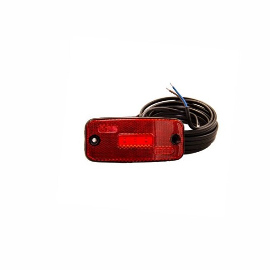 Posisjonslys / Sidemarkeringslys Strands Position Light 5 LED   12/24V / 111 mm Rød