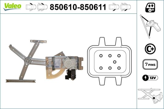 Vindusheis VALEO 850610