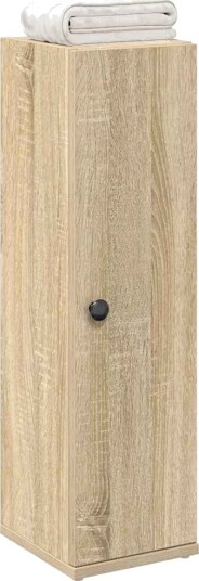  Baderomsskap med rulleholder sonoma eik 20,5x22x72 cm 8721158573964