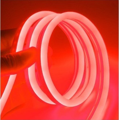 5m 8W/m Rød 8x16 Neon Flex LED 12V DC IP67 5m 8W/m Rød 8x16 Neon Flex LED 12V DC IP67