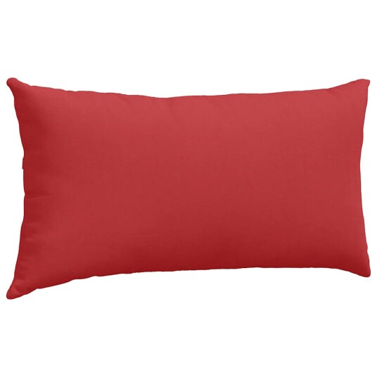 Sofaputer 2 pcs Rød 80 x 40 cm stoff