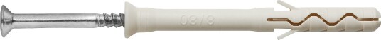 Sormat LYT UK KP Spikerplugg FZB, 8 mm 160 mm, 5-pakning, Innfesting