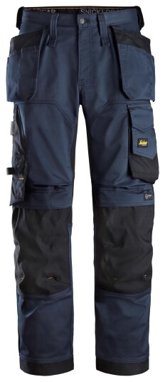 Snickers Workwear 6251 AllroundWork Arbeidsbukse marineblå Marineblå, Klær