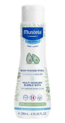Mustela Multi Sensory Bubble Bath 200ml Mustela Multi Sensory Bubble Bath 200ml