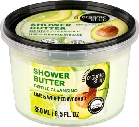Organic Shop shower butter lime & avocado 250 ml