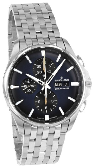 Junghans Herreklokke 27/4228.45 Meister Blå/Stål Ø45 mm