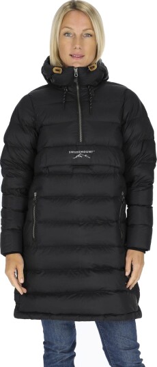 Swedemount Östersund Down Anorak Long W Black/Black 38 Anorakk