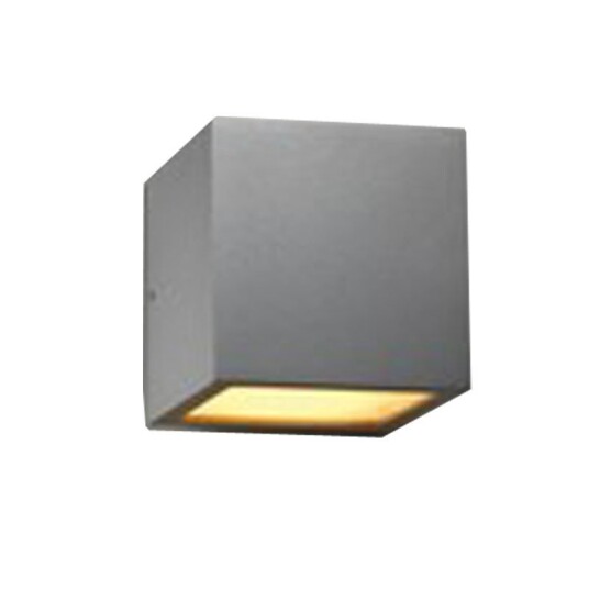 Light-Point - Cube XL LED 3000K Utendørs Vegglampe Down Sølv