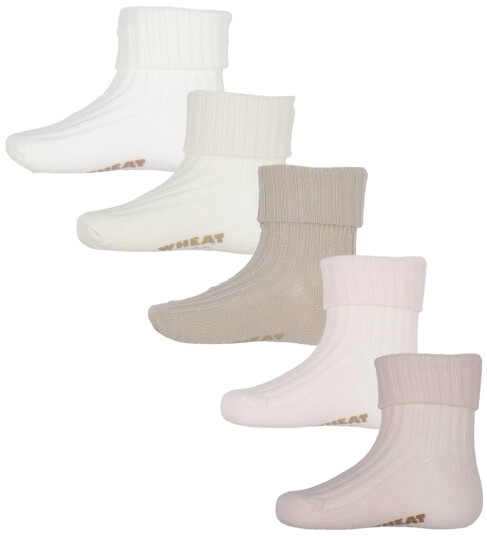 Wheat Gaveboks Evig Sokker 5 Pakk Rose 19 21