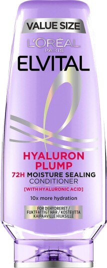 L'Oréal Paris Elvital Hyaluron Plump Conditioner For Dehydrated Hair Transparent