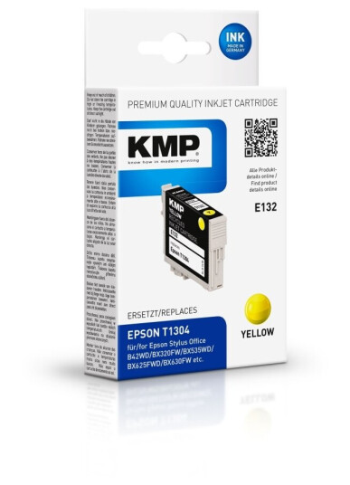 Kmp Singlepack E132 Gult Pigmentbasert Blekk 10 Ml 1005 Sider Kmp Singlepack E132 Gult Pigmentbasert Blekk 10 Ml 1005 Sider