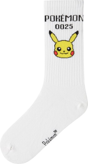 Name It Nkmsunny Pokemon Tennis Sock Sky BRIGHT WHITE 34 36