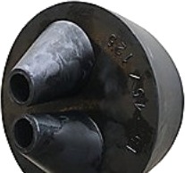 15-32-125 Mm Stænkhætte - Uni. Stænkhætte, Tilskæres Passer Til 087829-Xxx Præisoleret