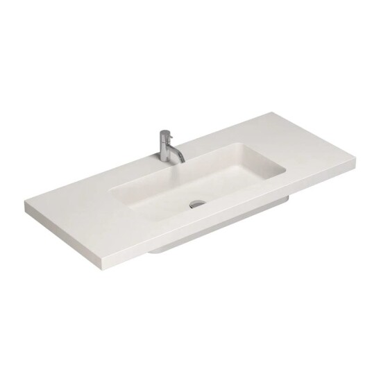 Dansani Calidris Unique Silestone Servant Måltilpasset Blanco Zeus / 120cm