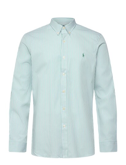 Polo Ralph Lauren Slim Fit Striped Stretch Poplin Shirt   White   L