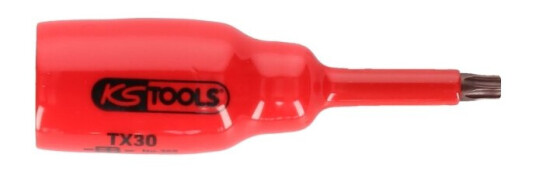Ks Tools 117.2435, Stikkontakt, 1/2", 1 Hoder, Kromvanadiumstål, Din 3120, Iso 1174, Iec 60900, 75 G