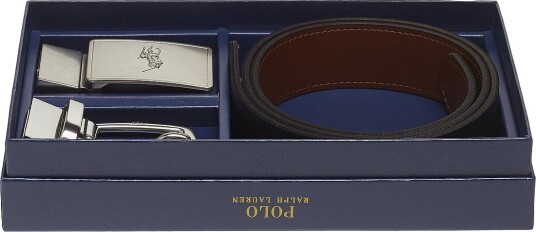 Polo Ralph Lauren 35Mm Rvrs Casual Blt Gftbx Blue 32