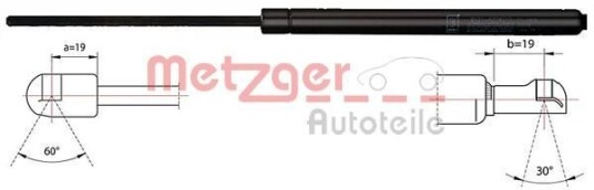 Baklukedemper METZGER 2110421 Baklukedemper METZGER 2110421
