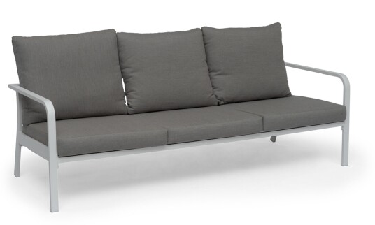Hillerstorp Hånger 3 seters sofa Hvit med gråbeige pute Hvit Hillerstorp Hånger 3 seters sofa Hvit med gråbeige pute Hvit